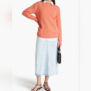 Tibi Cutout mohair-blend Women sweater